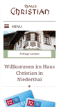 Mobile Screenshot of pizzinini-niederthai.at